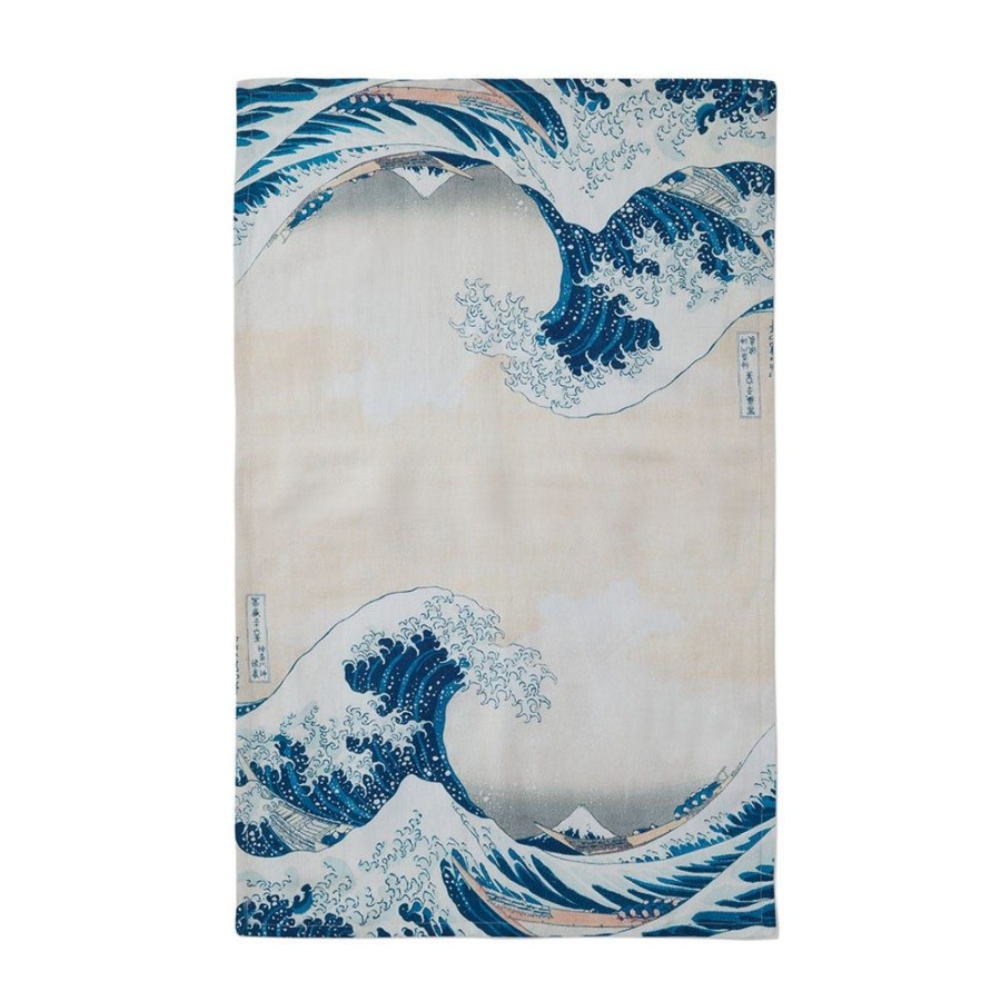 The Metropolitan Museum of Art Hokusai Great Wave Tea Towel | Decorative Accents