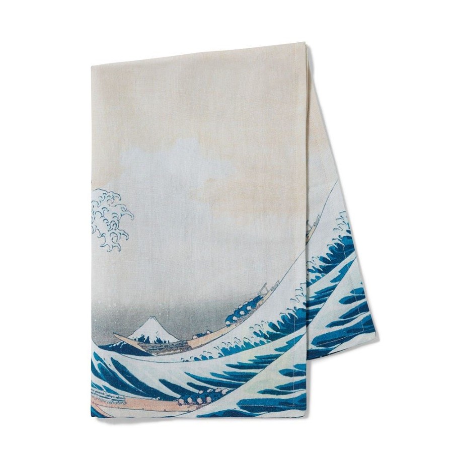 The Metropolitan Museum of Art Hokusai Great Wave Tea Towel | Decorative Accents