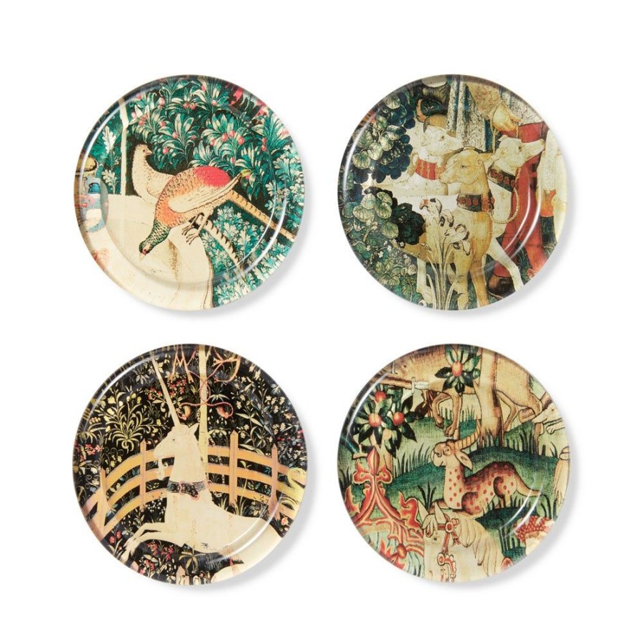 The Metropolitan Museum of Art Medieval Creatures Glass Coasters | Tableware