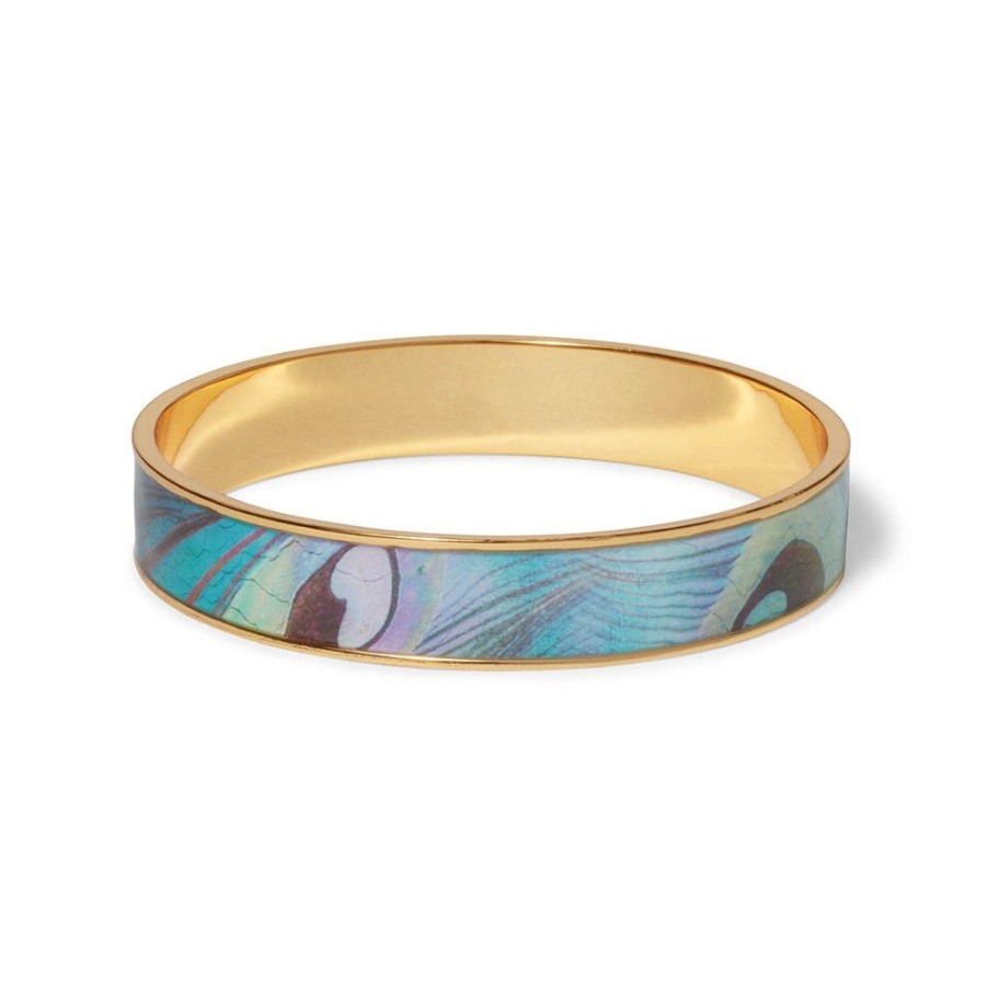 The Metropolitan Museum of Art Peacock Feather Enamel Bangle | Bracelets