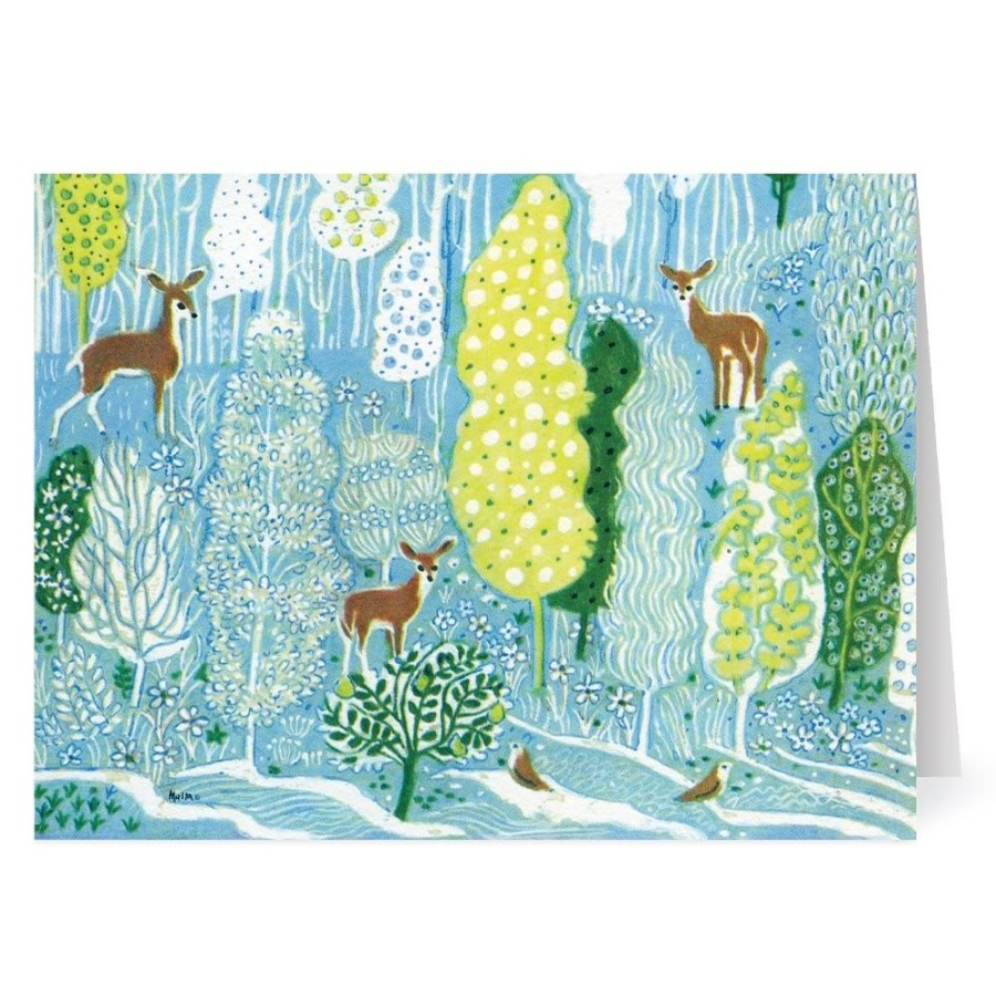 The Metropolitan Museum of Art Malta: Deer And Trees Holiday Cards | Holiday Cards