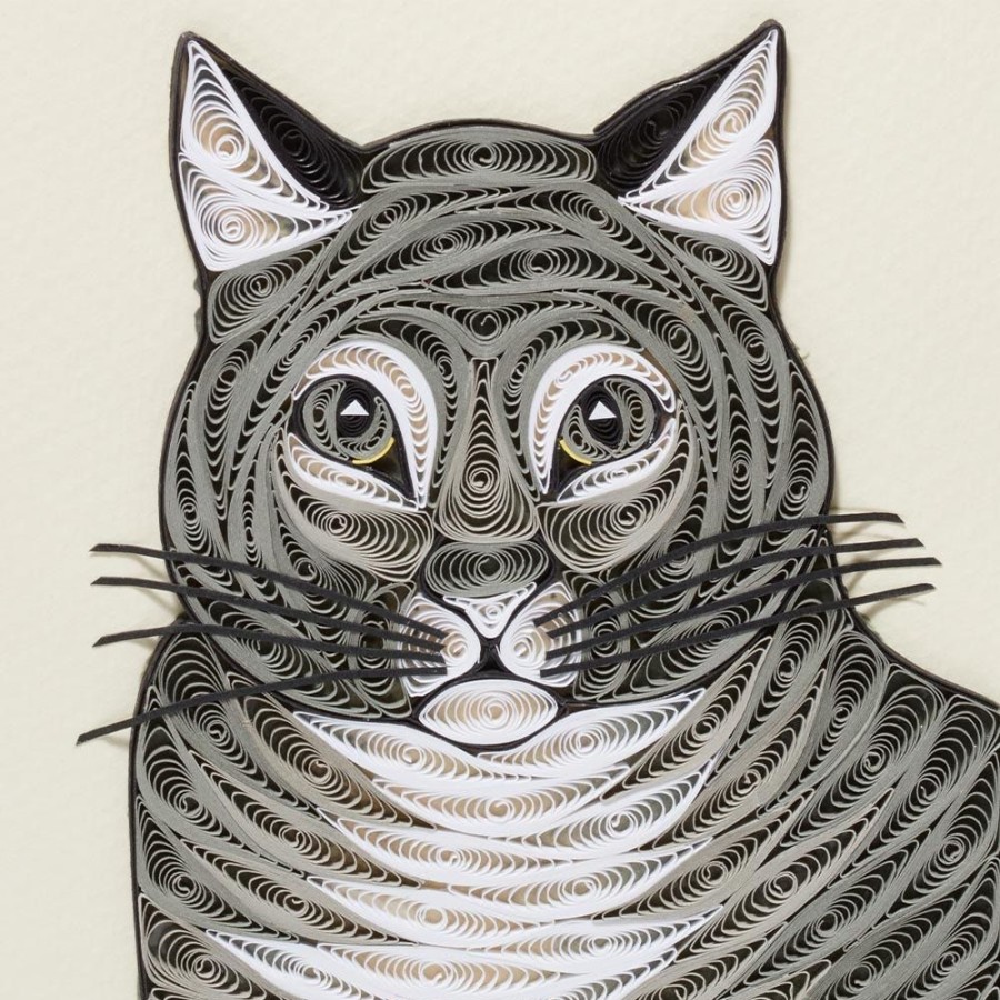 The Metropolitan Museum of Art The Favorite Cat Quilled Card | Notecards & Correspondence