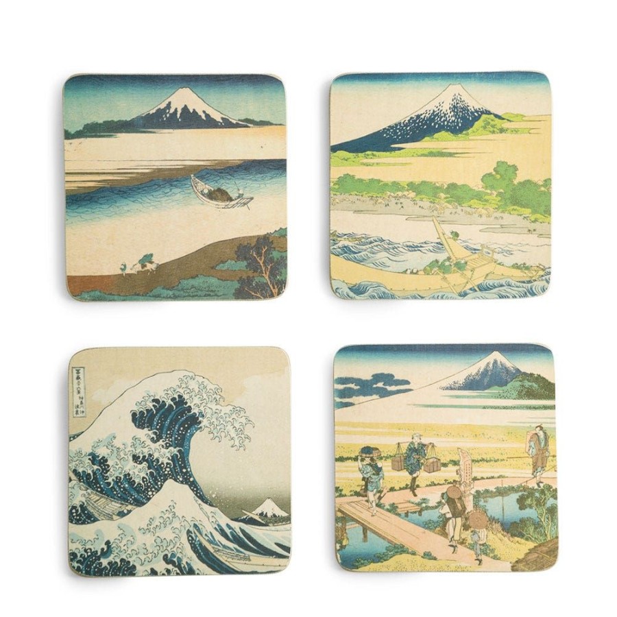 The Metropolitan Museum of Art Hokusai Prints Coasters | Tableware