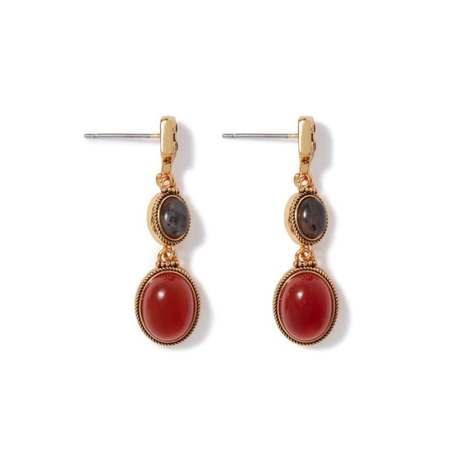 The Metropolitan Museum of Art Ancient Gems Two-Tone Drop Earrings | Earrings