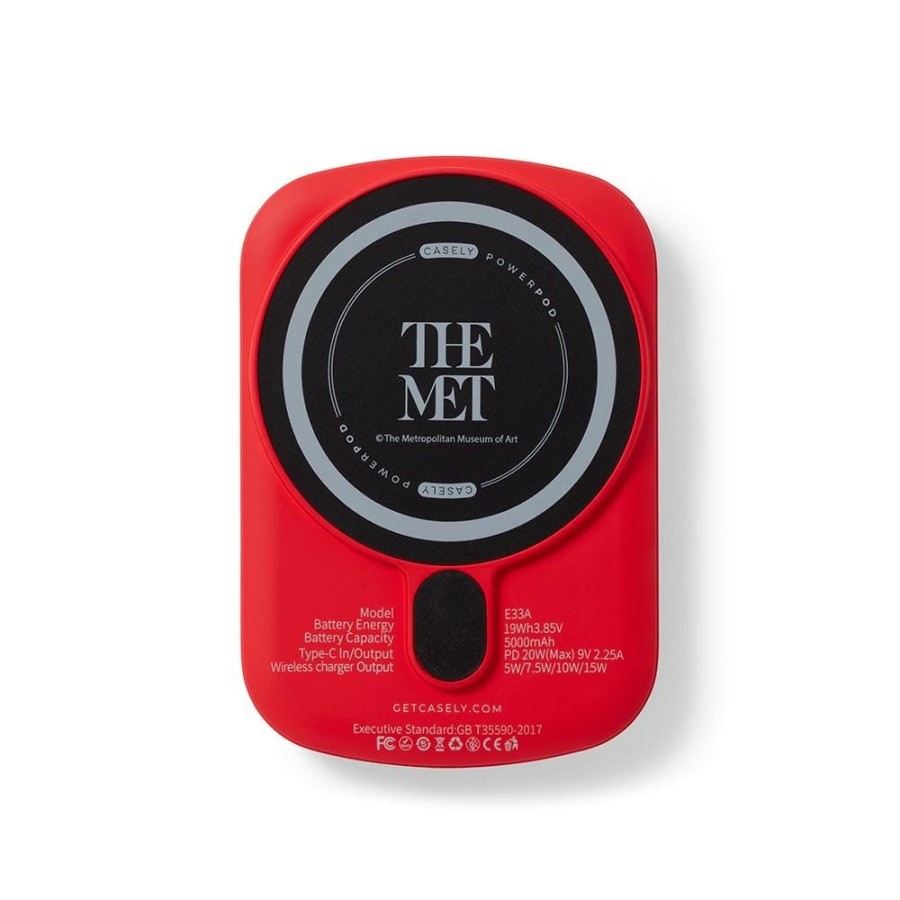 The Metropolitan Museum of Art Casely Met Logos Power Pod Wireless Charger | Office