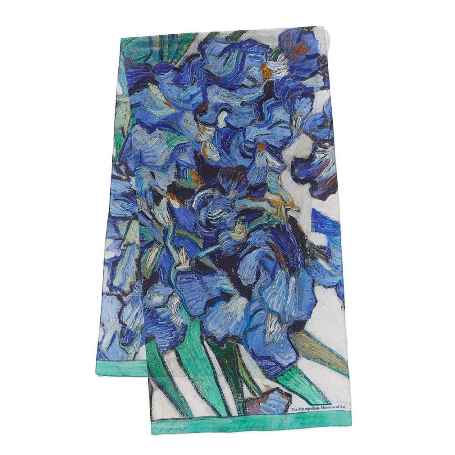 The Metropolitan Museum of Art Van Gogh Irises Oblong Silk Scarf | Scarves & Wraps