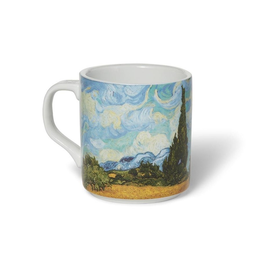 The Metropolitan Museum of Art Van Gogh Wheat Field With Cypresses Mug | Tableware