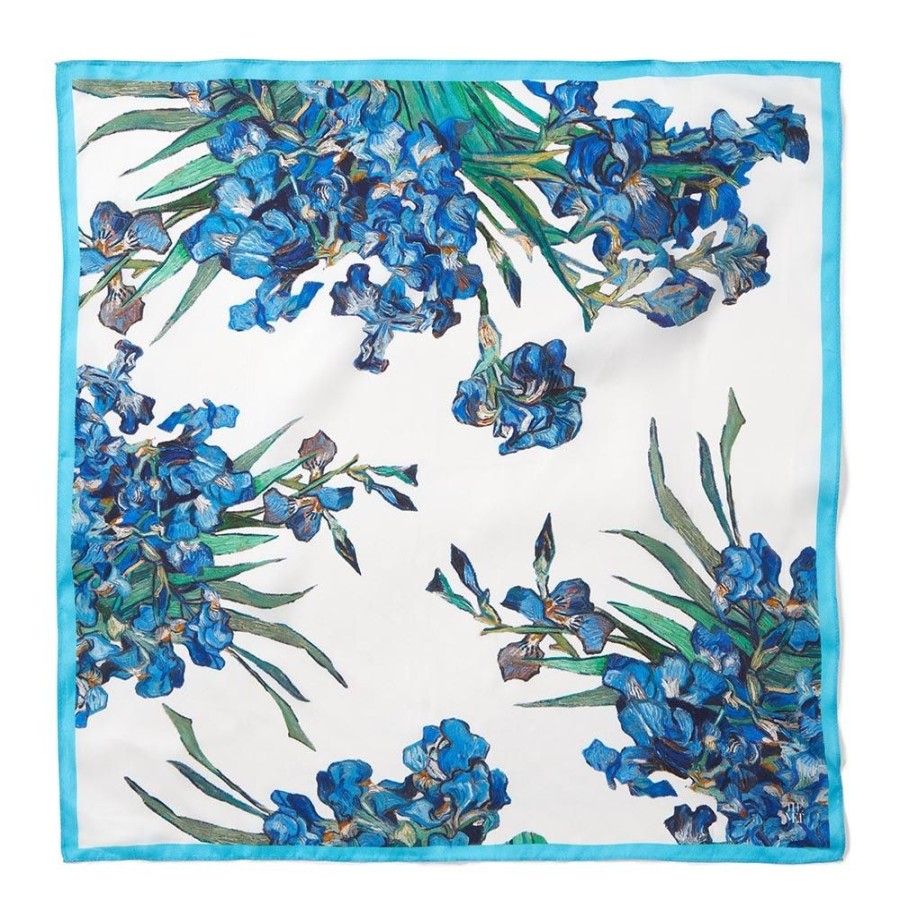 The Metropolitan Museum of Art Van Gogh Irises Silk Neckerchief | Scarves & Wraps