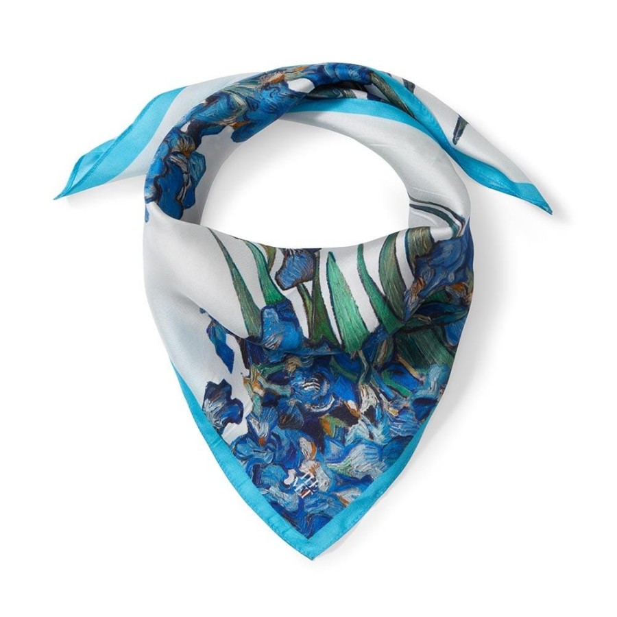 The Metropolitan Museum of Art Van Gogh Irises Silk Neckerchief | Scarves & Wraps