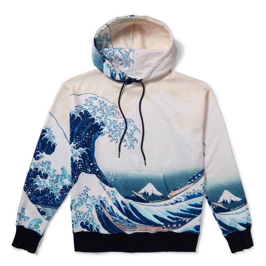 The Metropolitan Museum of Art Hokusai Great Wave All-Over Print Uni Hoodie | Clothing