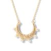 The Metropolitan Museum of Art Hammered Crescent Pearl Pendant Necklace | Necklaces