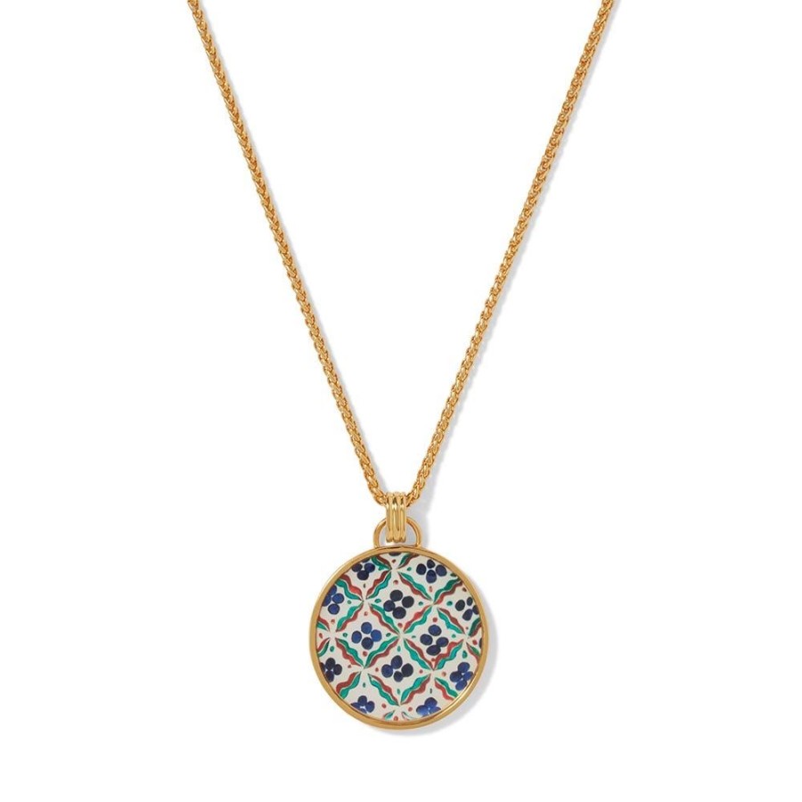 The Metropolitan Museum of Art Iznik Cintamani Enamel Pendant Necklace | Necklaces