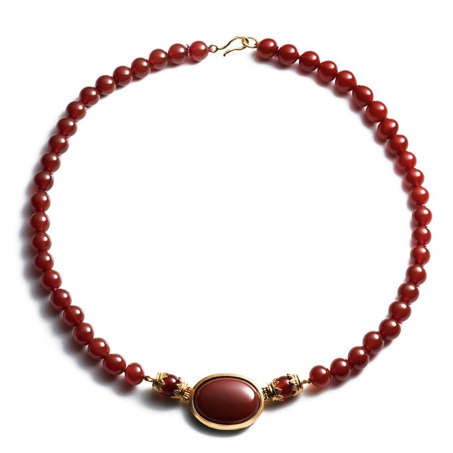 The Metropolitan Museum of Art Late Hellenistic Carnelian Necklace | Necklaces