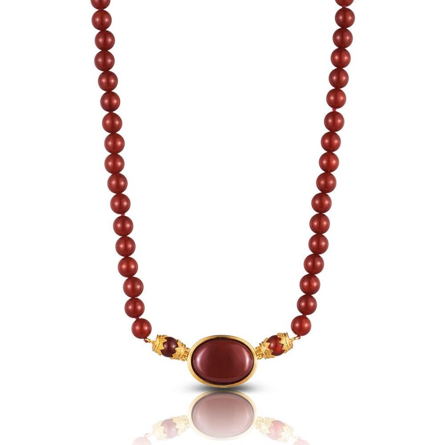 The Metropolitan Museum of Art Late Hellenistic Carnelian Necklace | Necklaces