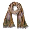 The Metropolitan Museum of Art Louis C. Tiffany Morning Glories Wool-Blend Shawl | Scarves & Wraps