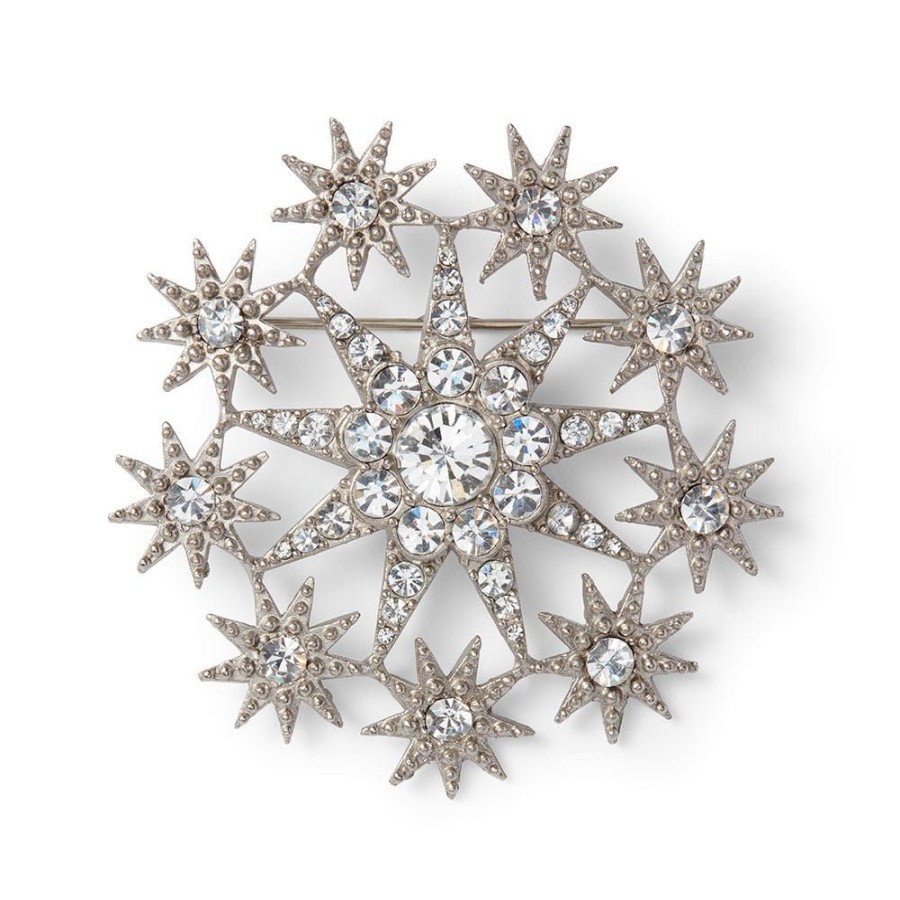 The Metropolitan Museum of Art Ottoman Star Antiqued Silver Brooch | Pins & Brooches