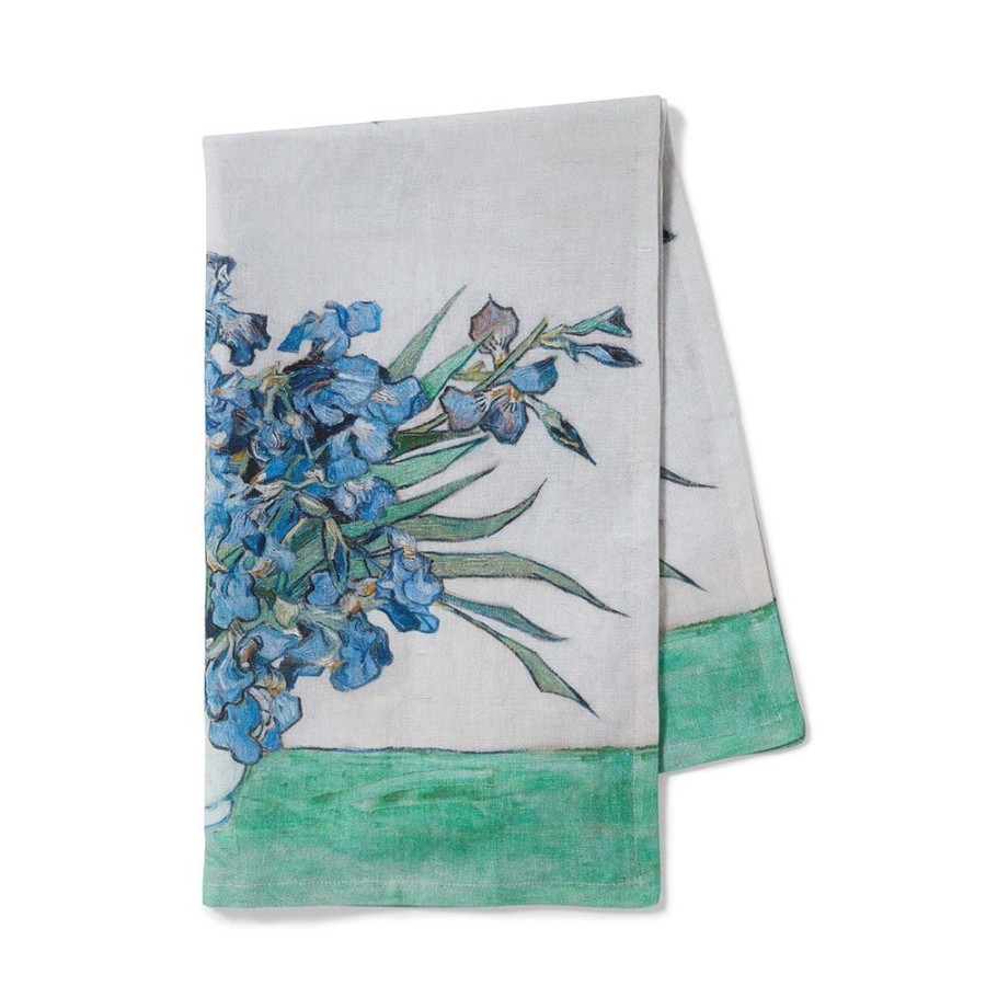 The Metropolitan Museum of Art Van Gogh Irises Tea Towel | Decorative Accents