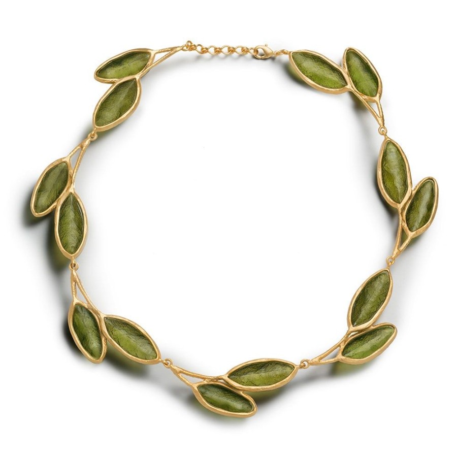 The Metropolitan Museum of Art Sage Leaf Choker | Necklaces