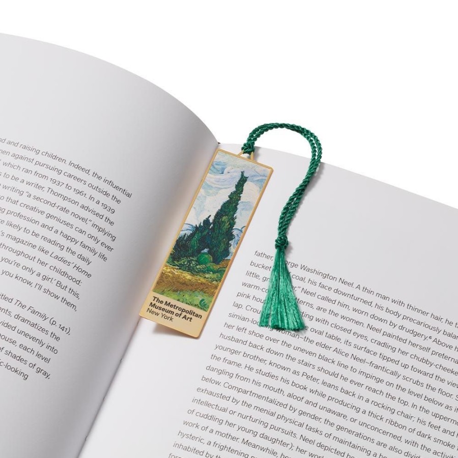 The Metropolitan Museum of Art Van Gogh Wheat Field With Cypresses Bookmark | Office