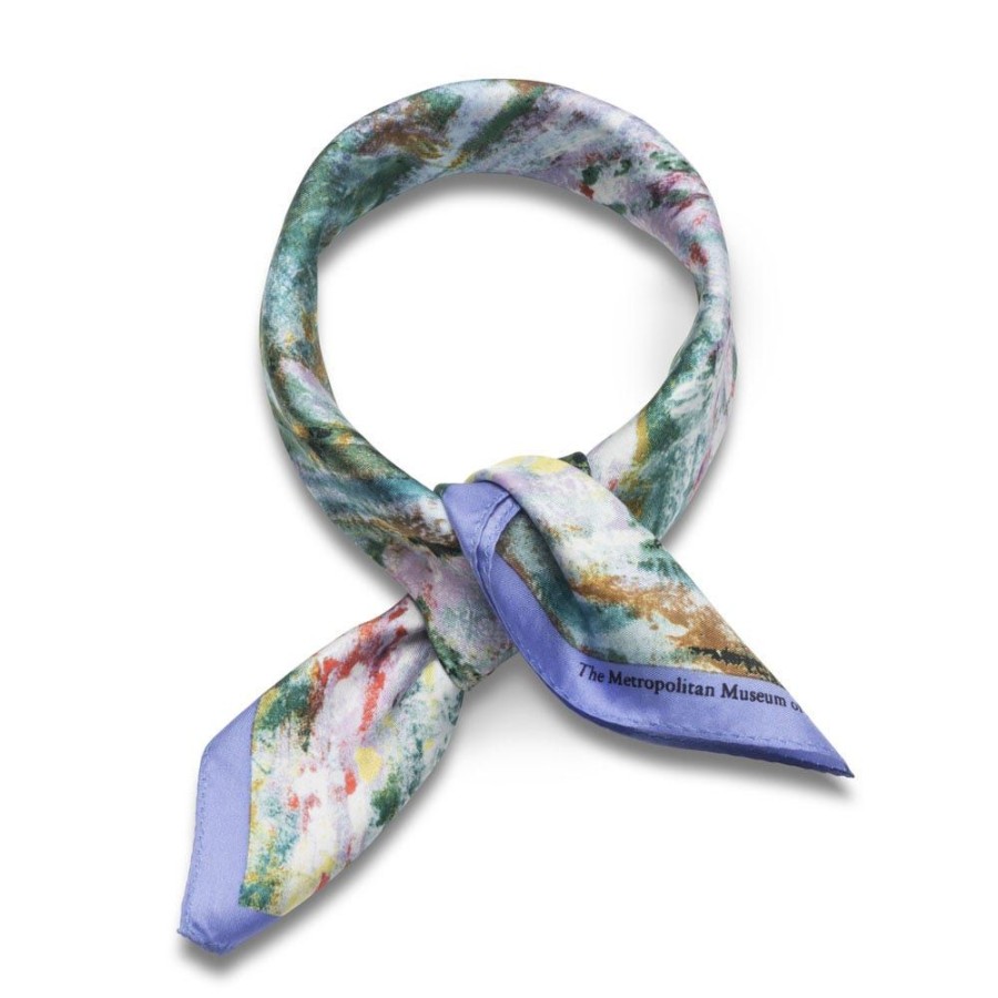 The Metropolitan Museum of Art Monet Bridge And Water Lilies Silk Neckerchief | Scarves & Wraps