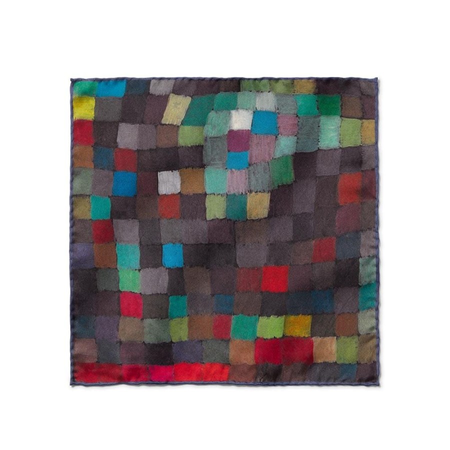 The Metropolitan Museum of Art Klee May Picture Silk Pocket Square | Small Accessories