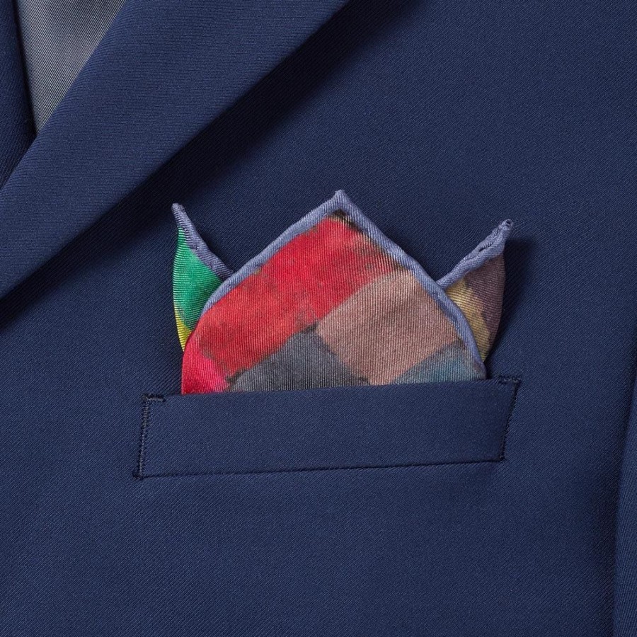 The Metropolitan Museum of Art Klee May Picture Silk Pocket Square | Small Accessories