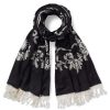 The Metropolitan Museum of Art Met Florals Embroidered 50Th Anniversary Shawl | Scarves & Wraps