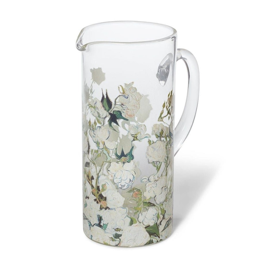 The Metropolitan Museum of Art Van Gogh Roses Glass Pitcher | Tableware