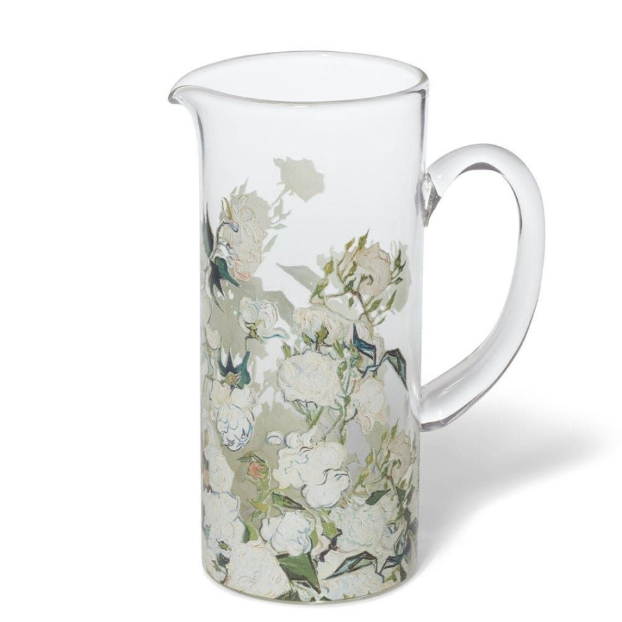 The Metropolitan Museum of Art Van Gogh Roses Glass Pitcher | Tableware