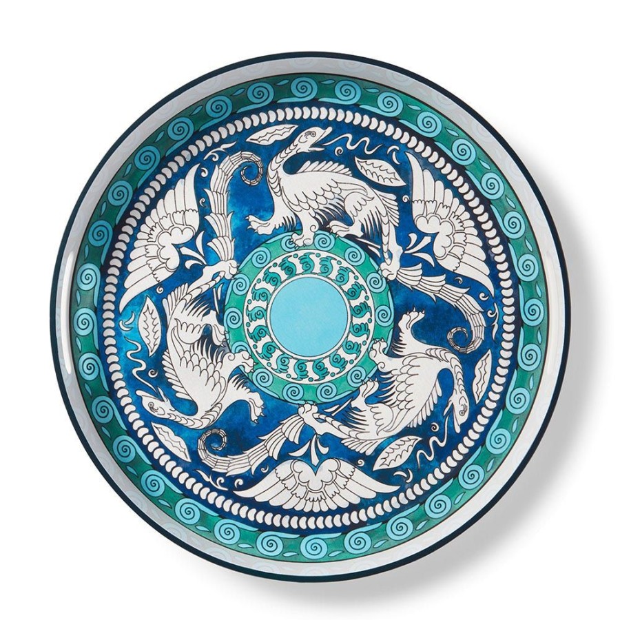 The Metropolitan Museum of Art De Morgan Stylized Dragons Lacquer Tray | Decorative Accents