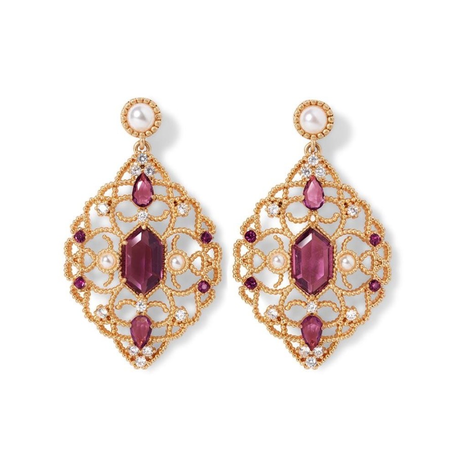 The Metropolitan Museum of Art Turkish Amethyst Statement Earrings | Earrings