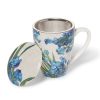 The Metropolitan Museum of Art Van Gogh Irises Covered Mug With Tea Infuser | Tableware