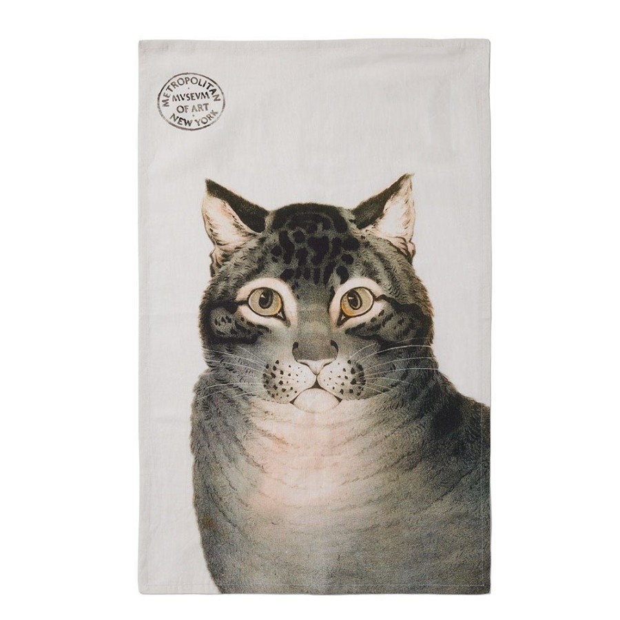 The Metropolitan Museum of Art The Favorite Cat Tea Towel | Decorative Accents