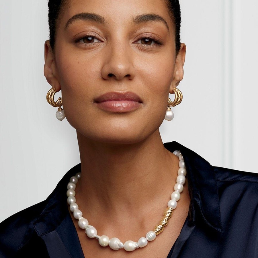 The Metropolitan Museum of Art Cypriot Twist Pearl Necklace And Triple-Hoop Earrings Set | Jewelry Sets