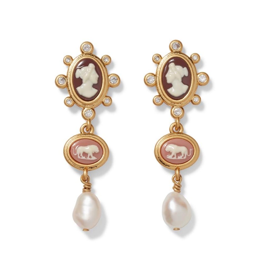 The Metropolitan Museum of Art European Cameo Drop Earrings | Earrings