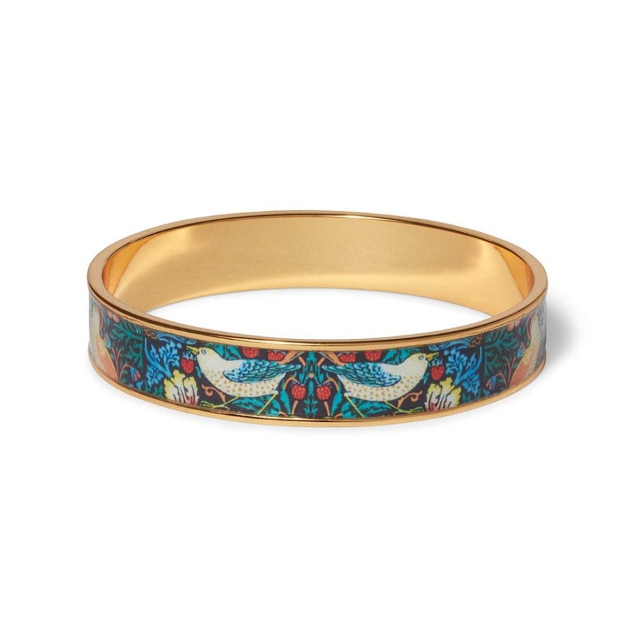 The Metropolitan Museum of Art William Morris Strawberry Thief Enamel Bangle | Bracelets