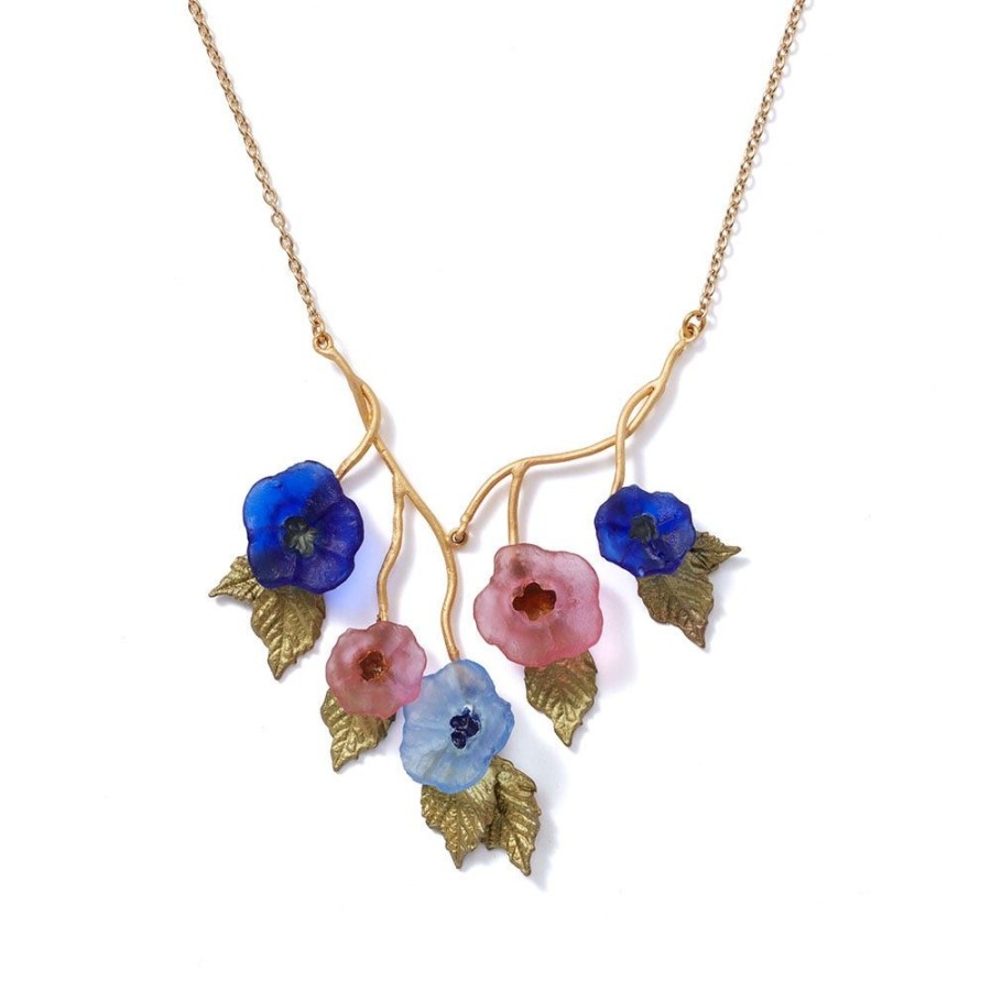 The Metropolitan Museum of Art Morning Glories Bib Necklace | Necklaces