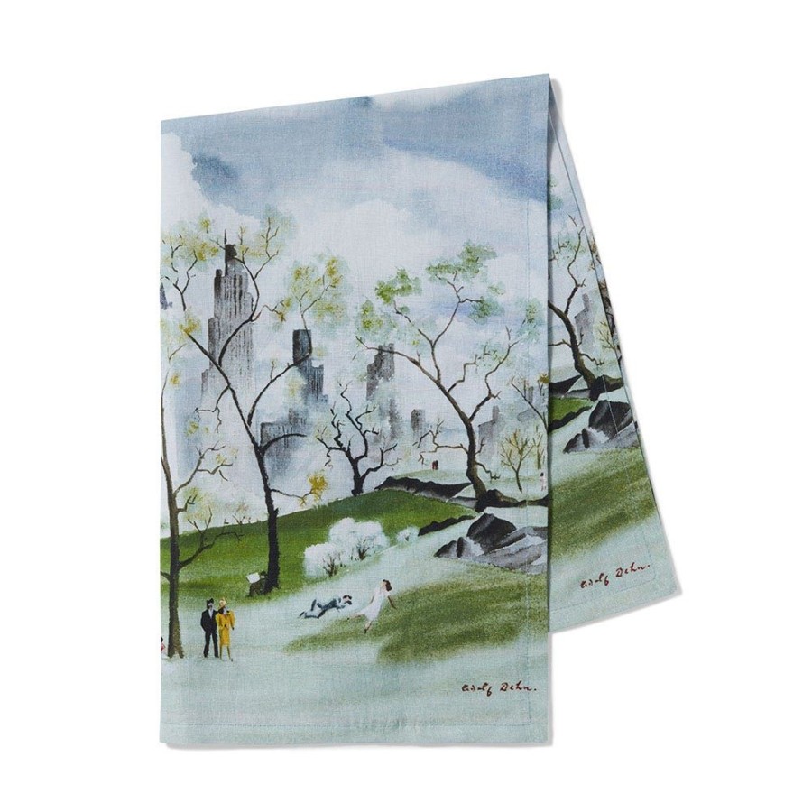 The Metropolitan Museum of Art Dehn Spring In Central Park Tea Towel | Decorative Accents