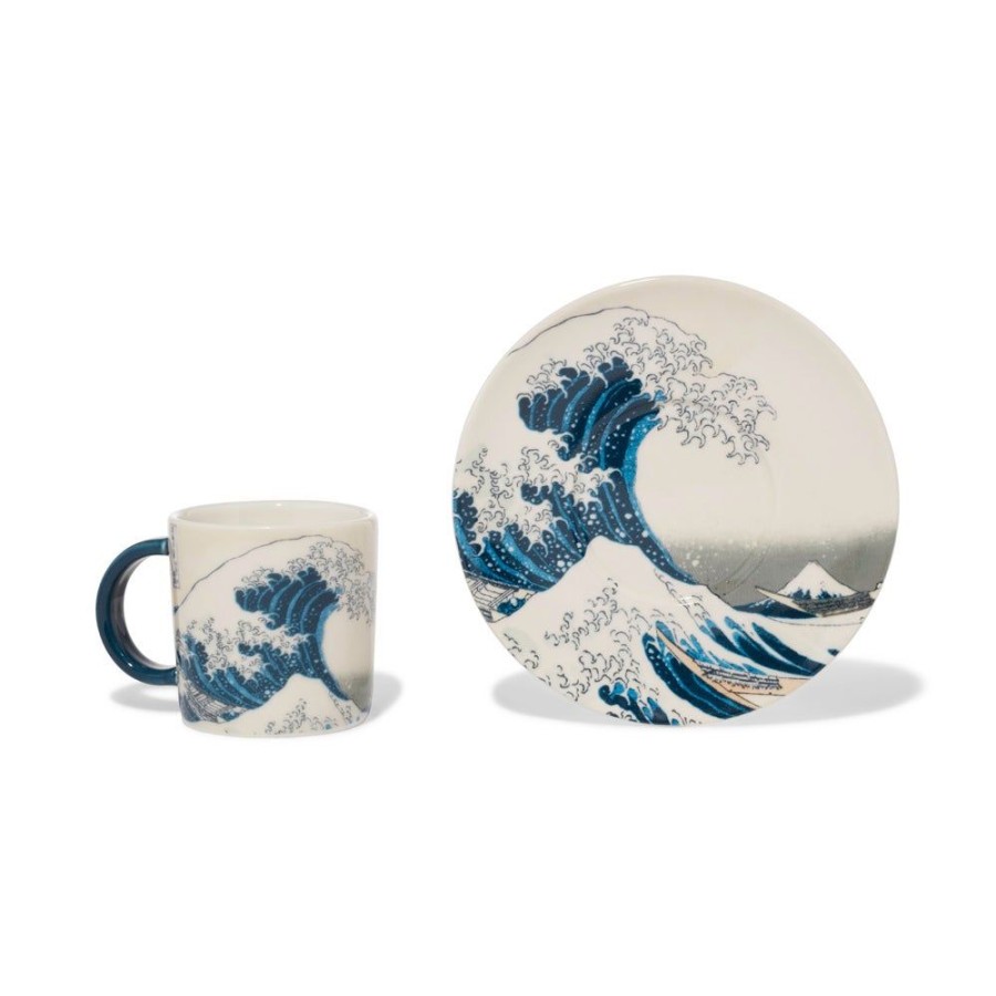 The Metropolitan Museum of Art Hokusai Great Wave Espresso Cup And Saucer | Tableware