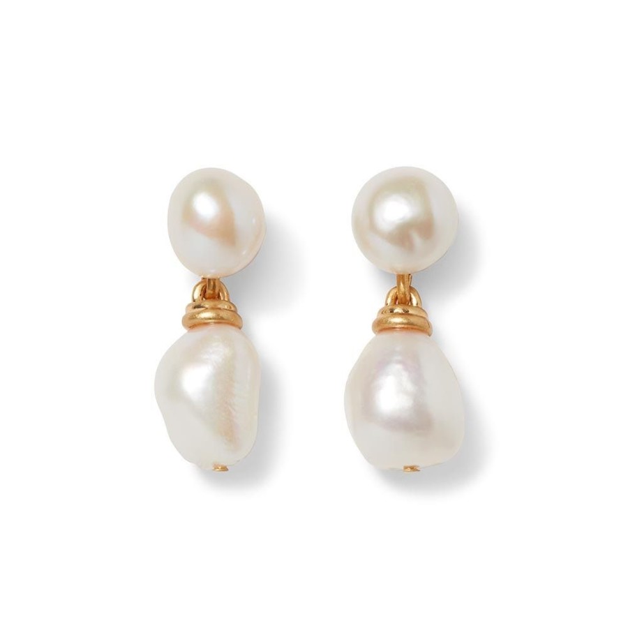 The Metropolitan Museum of Art Cypriot Twist Pearl Double-Drop Earrings | Earrings