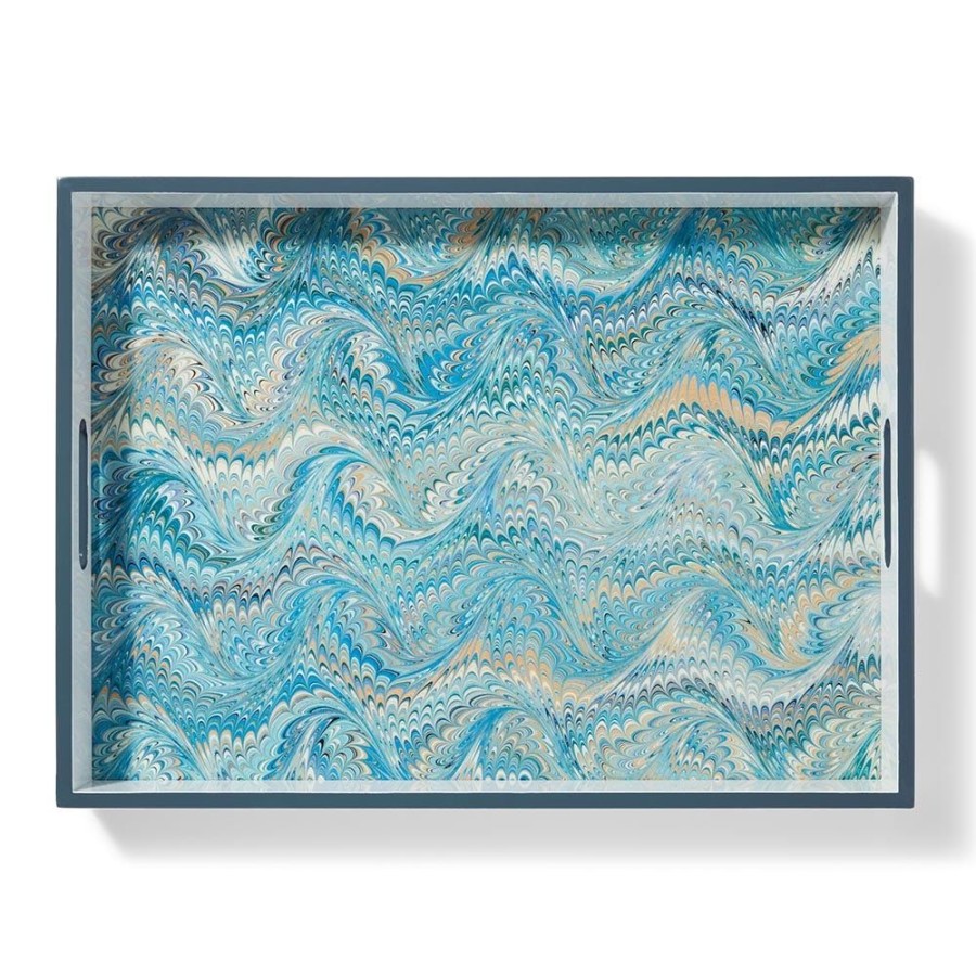 The Metropolitan Museum of Art Marbled Paper Lacquer Tray | Decorative Accents