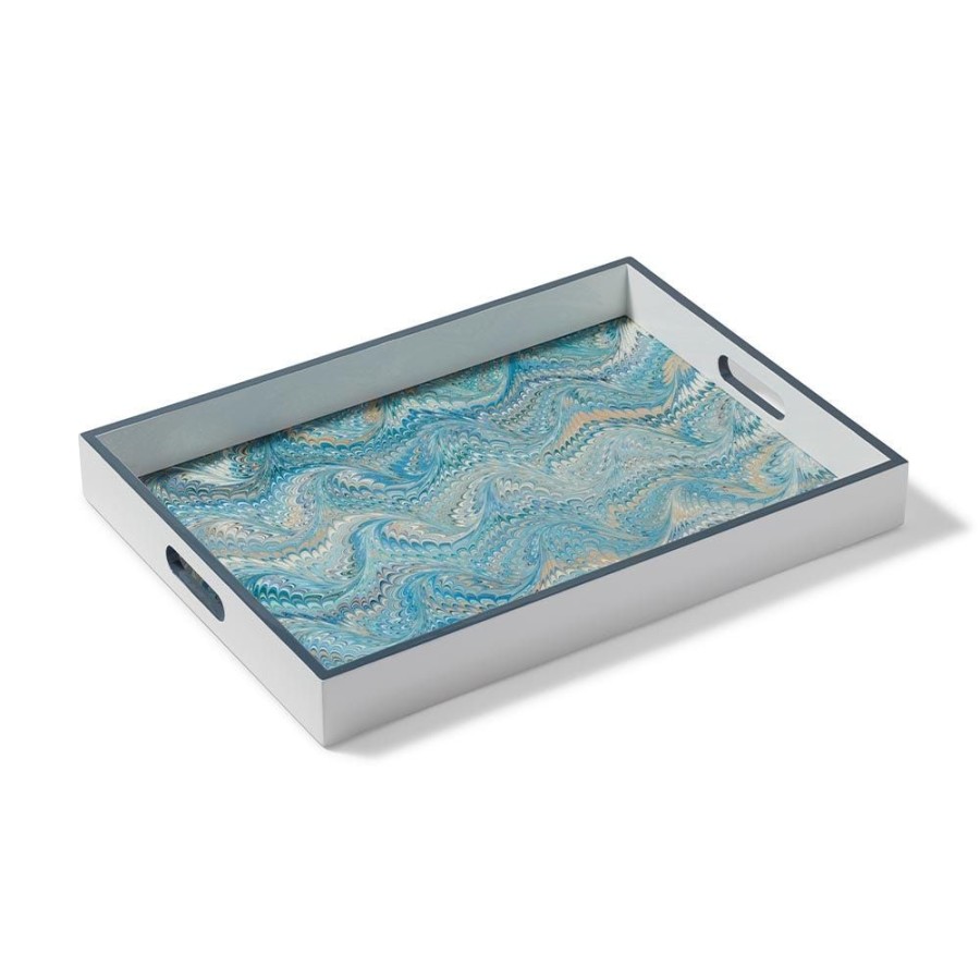 The Metropolitan Museum of Art Marbled Paper Lacquer Tray | Decorative Accents