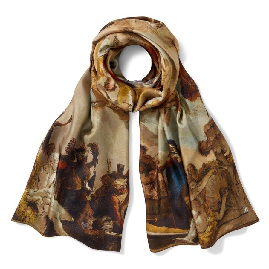 The Metropolitan Museum of Art Tiepolo Allegory Of The Planets And Continents Oversize Uni Oblong Silk Scarf | Scarves & Wraps