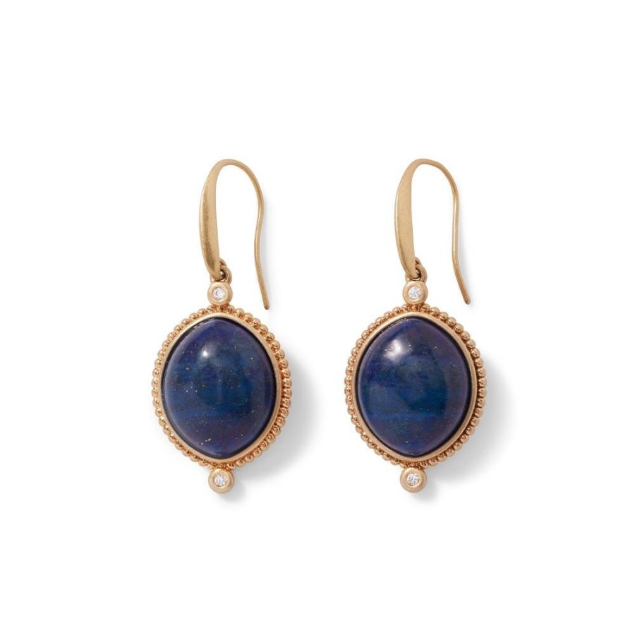 The Metropolitan Museum of Art Egyptian Hathor Lapis Drop Earrings | Earrings