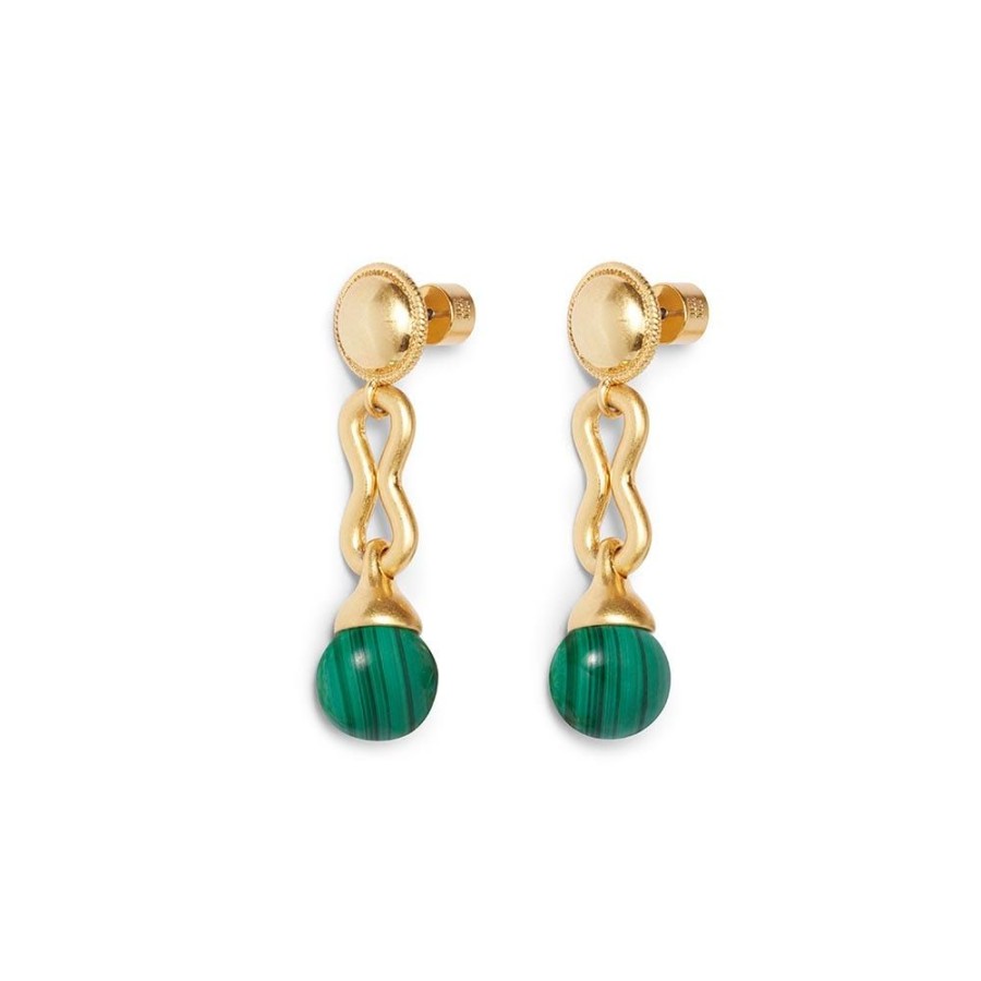 The Metropolitan Museum of Art Roman Malachite Drop Earrings | Earrings