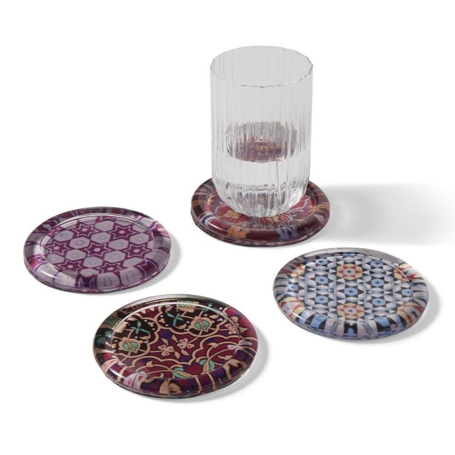 The Metropolitan Museum of Art Persian Patterns Glass Coasters | Tableware