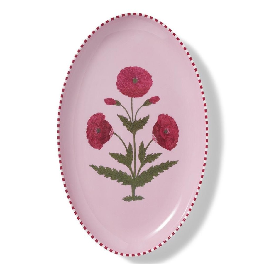 The Metropolitan Museum of Art Blooming Poppies Single Motif Serving Dish | Tableware