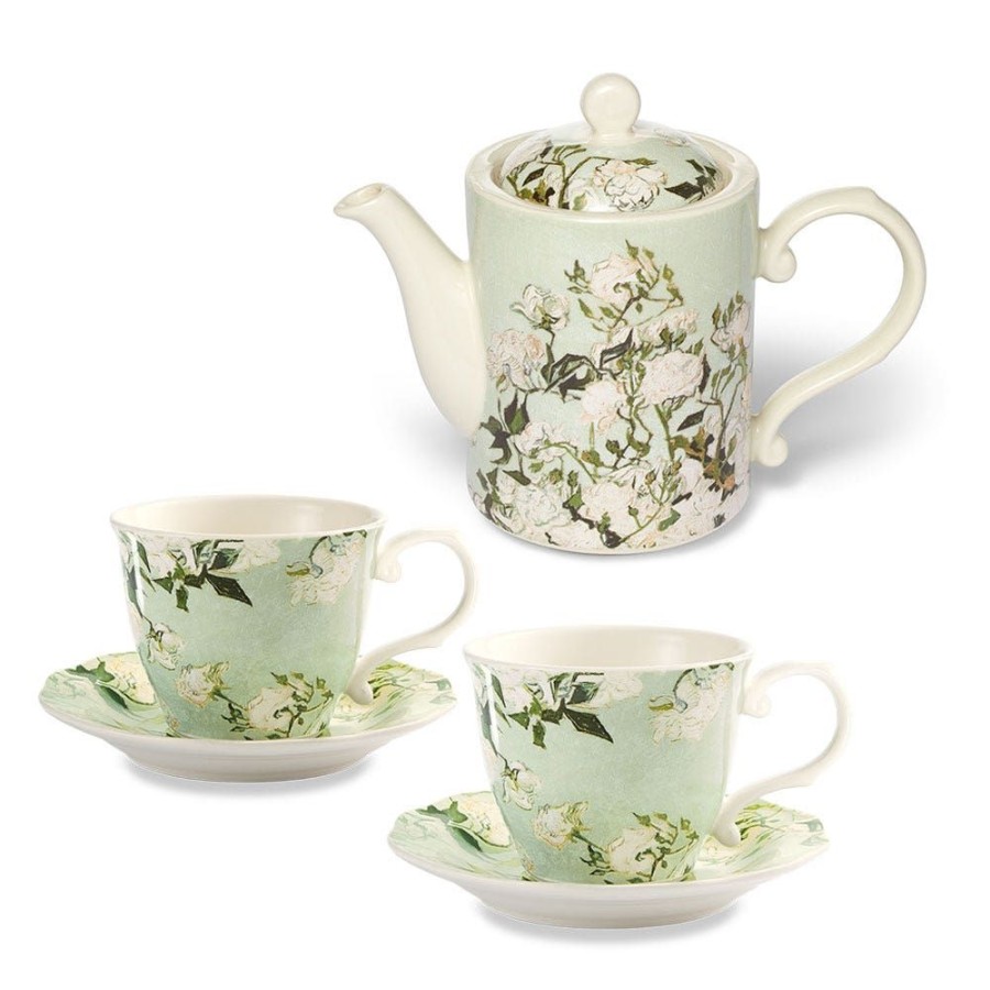 The Metropolitan Museum of Art Van Gogh Roses Teapot And Teacup Set | Tableware