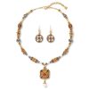 The Metropolitan Museum of Art Medieval Byzantine Statement Necklace And Drop Earrings Set | Jewelry Sets