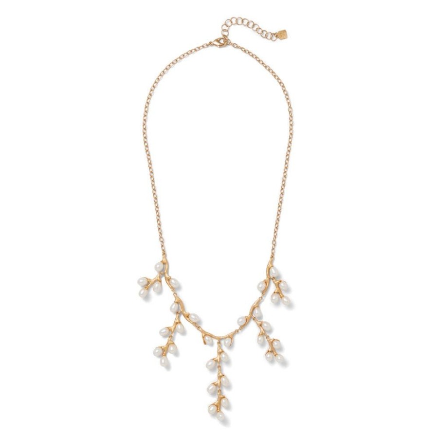 The Metropolitan Museum of Art Willow Catkins Pearl Bib Necklace | Necklaces